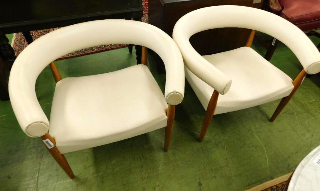 Pair of Mid Century Style Club Chairs - One Money (1 of 10)