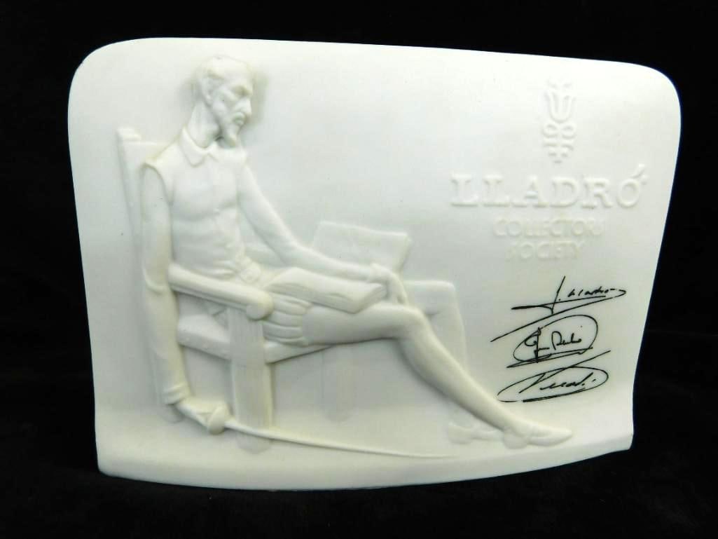 Lladro Collectors Society Plaque - 4.25" x 6" x 2.5" (1 of 7)