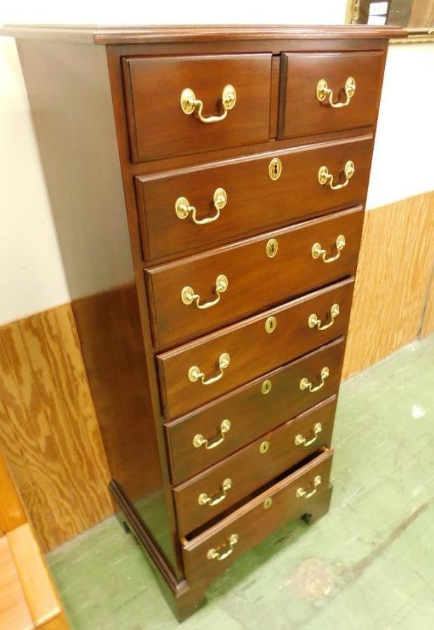 Fancher Furniture - 7 Drawer Lingerie Chest: 52" x 22" x 16"