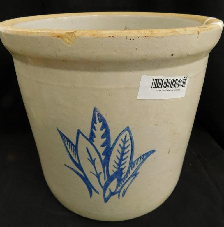 Wester Stoneware Co. - 4 Gallon Crock: 12" x 12.5"