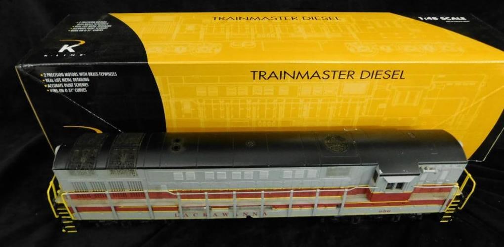 K-Line - O Gauge Model Trains - K2438-0856HS - Lackawanna Trainmaster Diesel Engine (1 of 11)