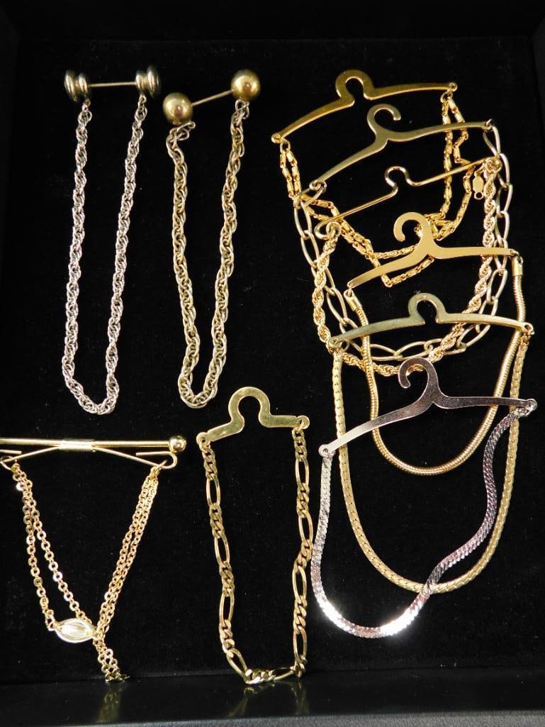 Mens Costume Jewelry - Tie Chains - 10 Pieces (1 of 11)