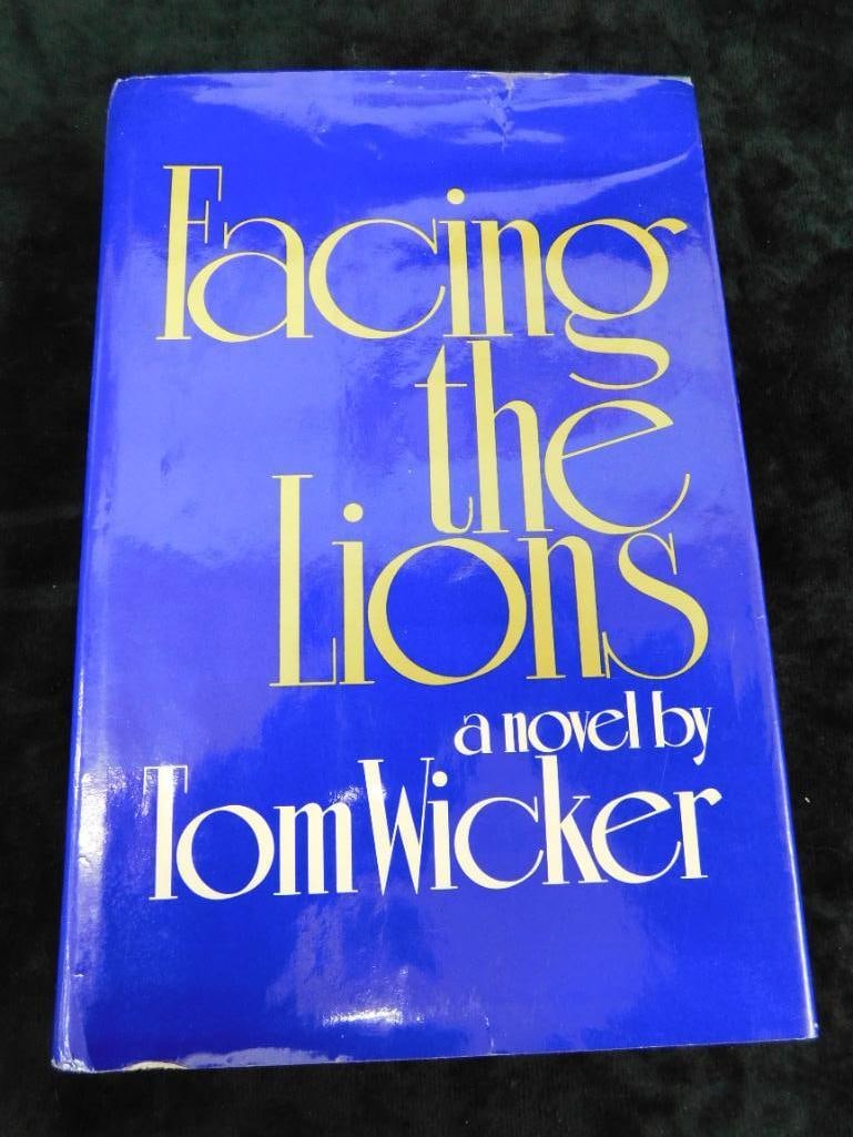 First Edition - Author Signed - Tom Wicker - "Facing The Lions" (1 of 8)