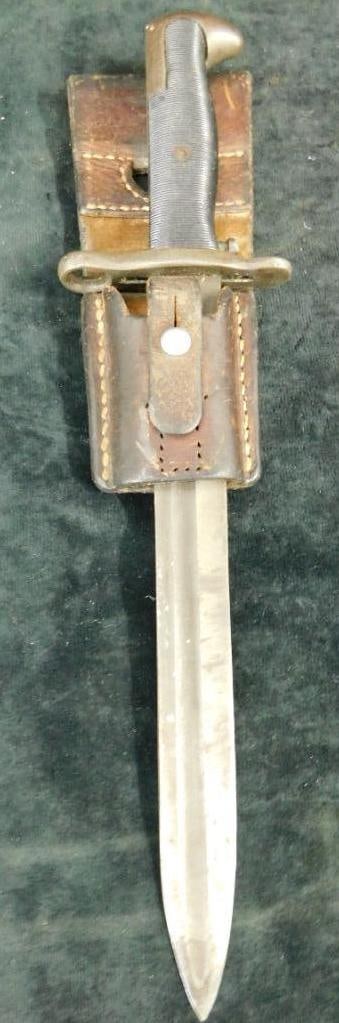 Vintage Bayonet with Sheath - 14.5" Long (1 of 11)