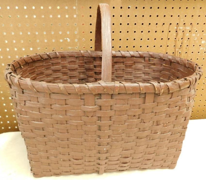 Vintage Basket - 17" x 19" x 11": See Photos For Details and Condition