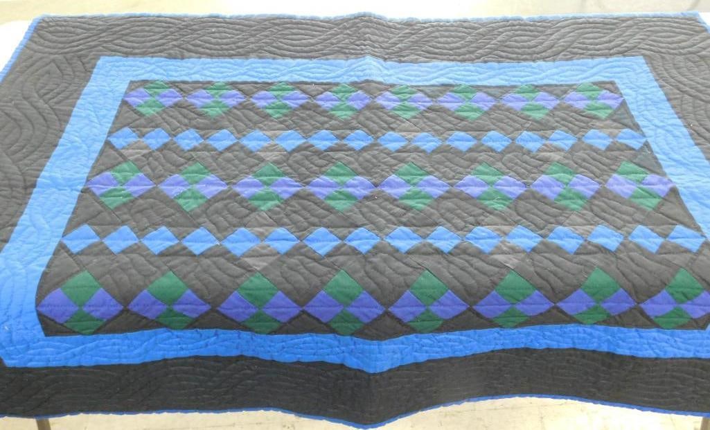 Machine Sewn Childs Quilt - 54" x 40" (1 of 11)