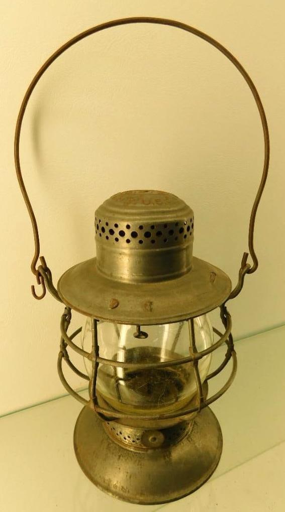 Vintage Railroad Lantern - Dietz - 39 Standard - Clear Globe - 9.75" x 6.5" (1 of 8)