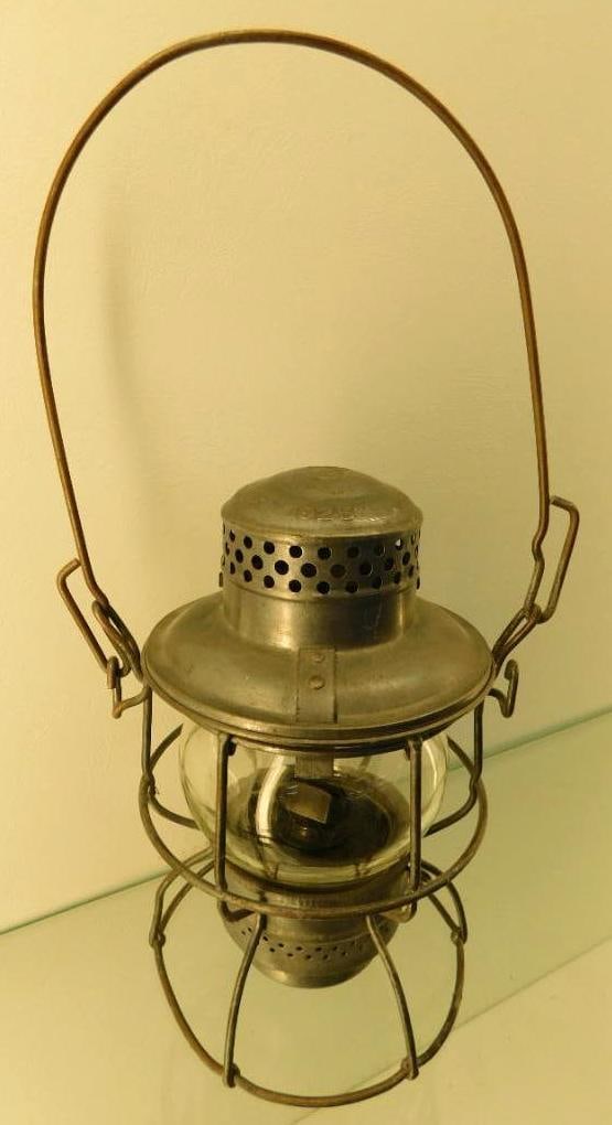 Vintage Railroad Lantern - Armspear - PRR - Pennsylvania Railroad - Clear Globe - 9.5" x 6" (1 of 9)