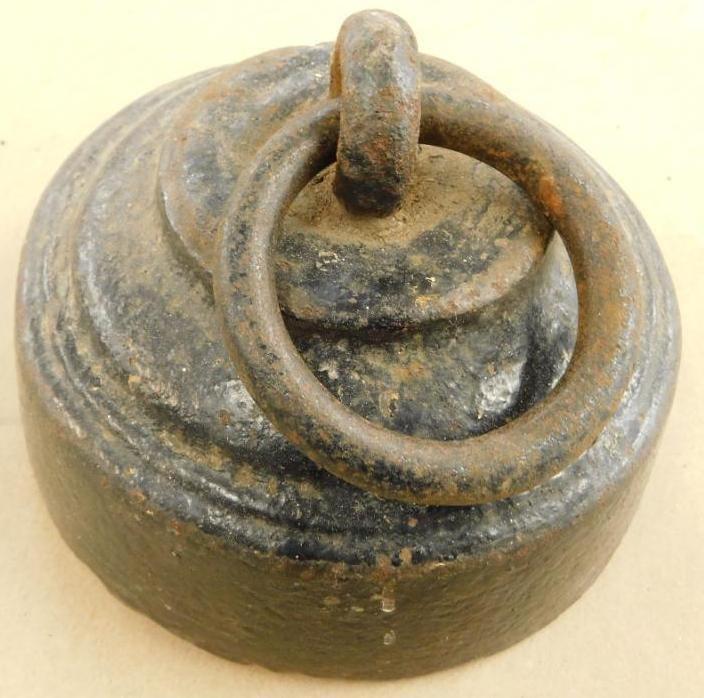 Cast Iron Horse Tether - 4.5" x 6.5": See Photos For Condition and Details