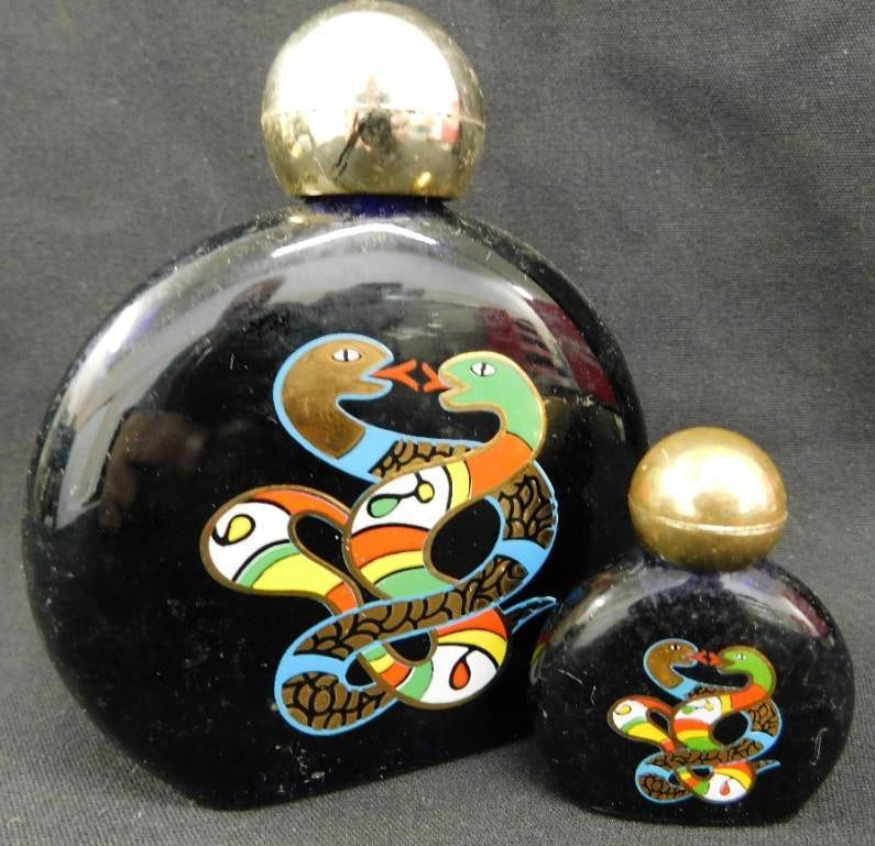 Pair of Rare Niki De Saint Phalle Perfume Bottles - 2" and 4.25" (1 of 7)