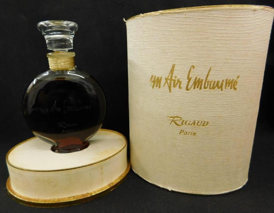 Rigaud - Un Air Embaume - Perfume Bottle - Original Box - Paris France - 4.5" Tall (1 of 8)