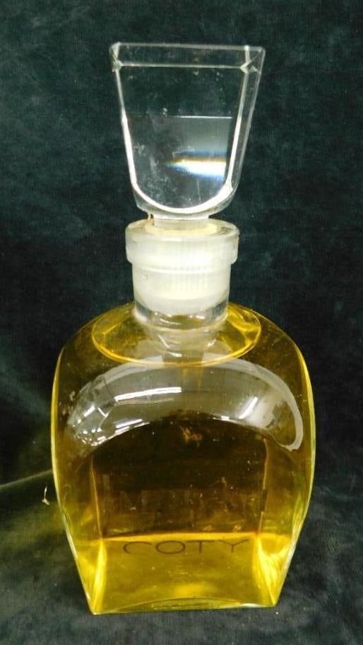 Oversized Display "Dummy" Bottle - Coty Imprevu - 9.5" x 4.5" x 4.5" (1 of 10)