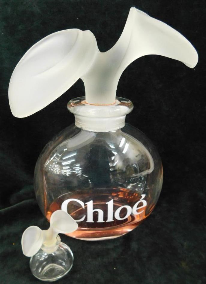 Oversized Display "Dummy" Bottle - Chloe - 11" x 8" x 4" - Small 3" Tall: See Photos For Details and Condition