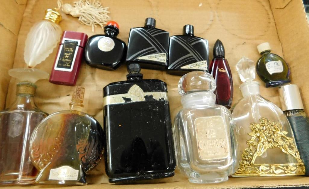 Box Lot of 13 Mini Perfume Bottles - Misc. Names (1 of 9)