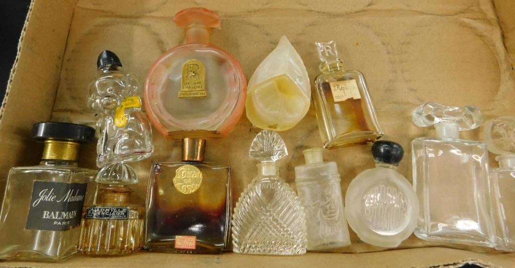 Box Lot of 12 Mini Perfume Bottles - Misc. Names (1 of 10)