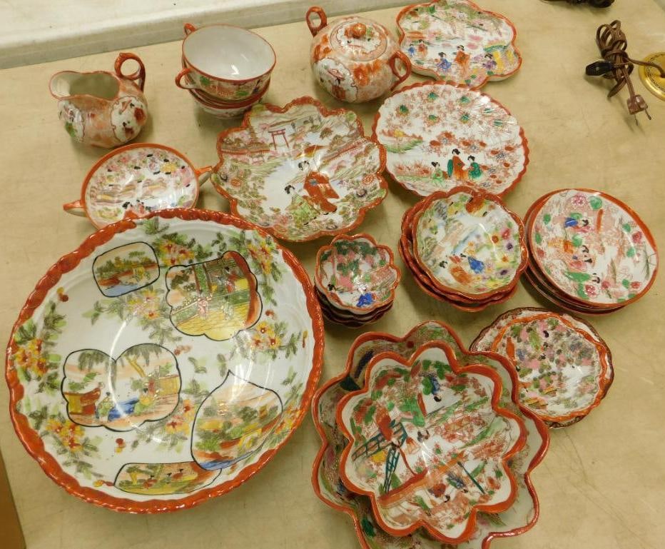 24 Piece Vintage Geisha Ware China Set (1 of 17)