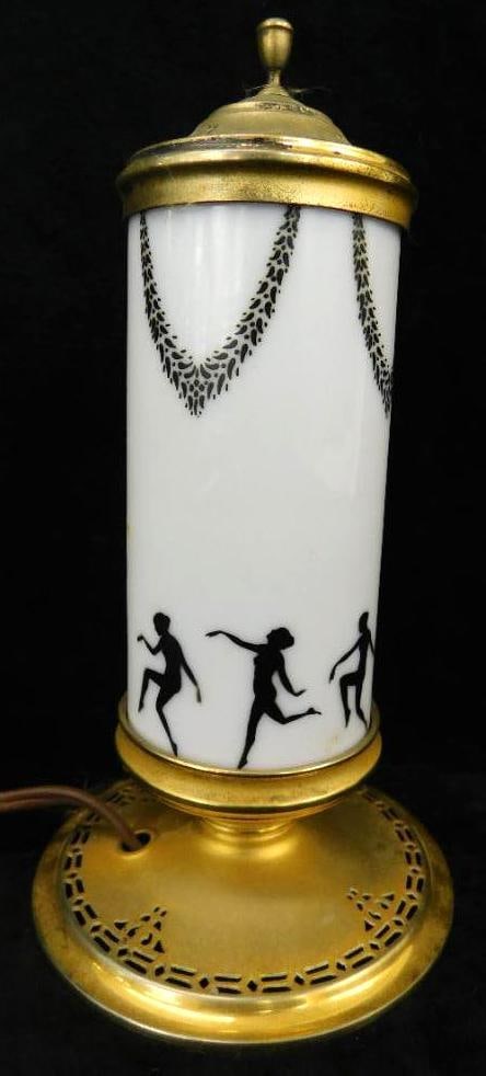Vintage Night Light Lamp - Dancers - 7.5" x 4" (1 of 9)