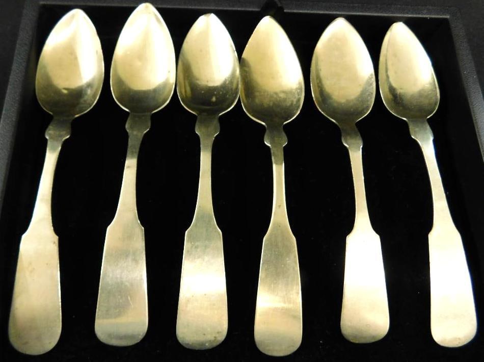 Coin Silver - 6 Matching Spoons - 94 Grams (1 of 8)