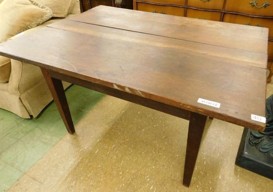Southern walnut pegged table - 27" x 49.5" x 36.5" (1 of 7)