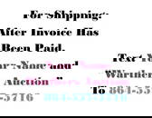 DO NOT BID!!! FOR INFORMATION ONLY