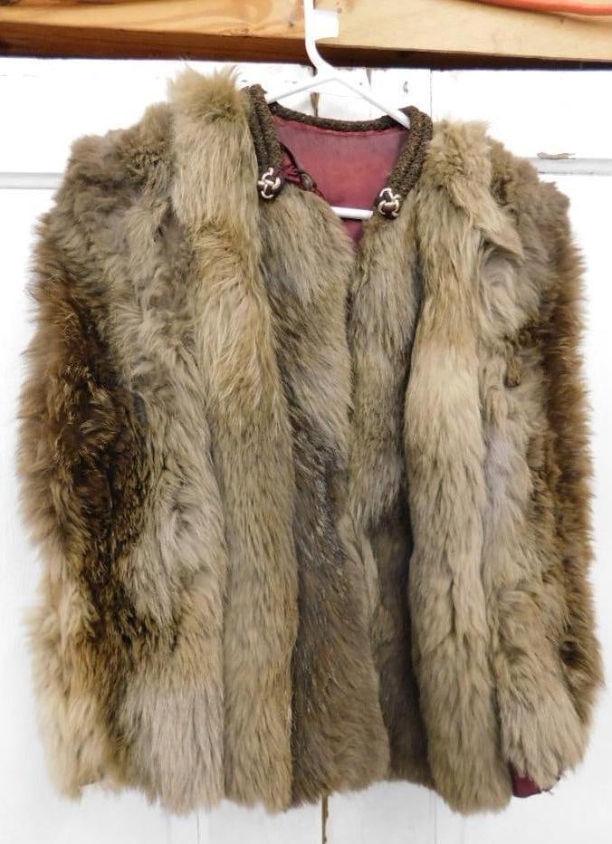 Real Fur Jacket - No Maker - No Size: See Photos For Condition and Details