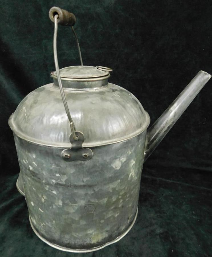 Vintage Pennsylvania Railroad Oil Can - 12" x 13" x 9.5": See Photos For Condition and Details