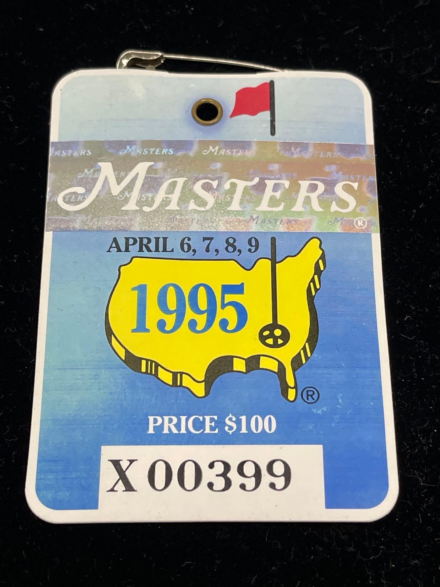 1995 Masters badge (1 of 2)