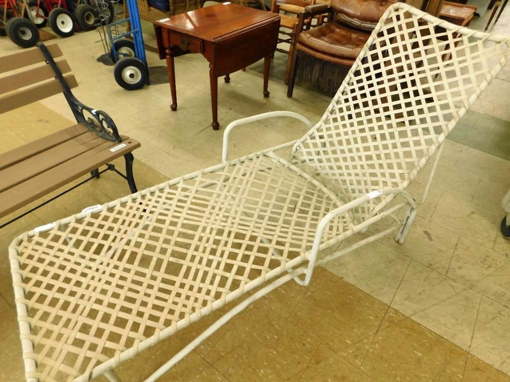 Brown and Jordan Outdoor Chaise Lounge - No Cushion - 40" x 64" x 24": See Photos For Condition and Details