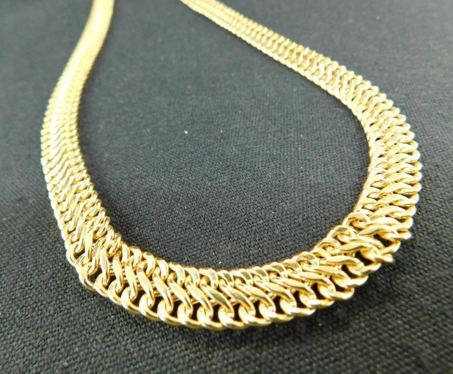 14K Yellow Gold - Necklace - 17" Wide Chain - 12.3 Grams (1 of 7)