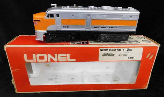 Lionel Model Trains - 0 Gauge - #6-8361 - Western Pacific Alco "A" Diesel - Original Box: See Photos for Details and Condition
