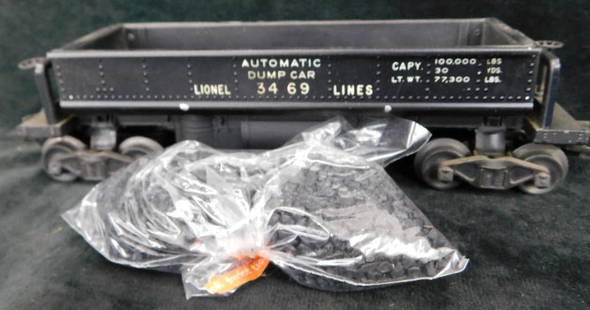 Lionel Model Trains - 0 Gauge - #3469X - Automatic Dump Car - Original Box: See Photos for Details and Condition