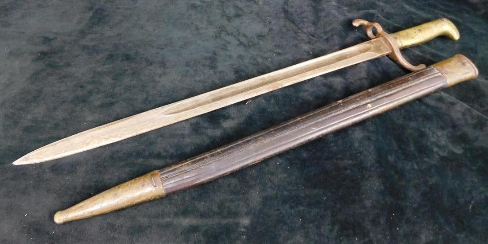 WW2 Bayonet and Sheath - Numbers on Bayonet Match Numbers on Sheath -m 25" Long (1 of 15)