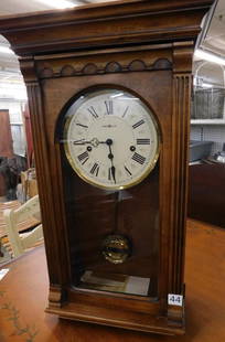 Howard Miller 8 Day Mantle Clock - Key - 25.5" x 15" x 7": See Photos for Details and Condition