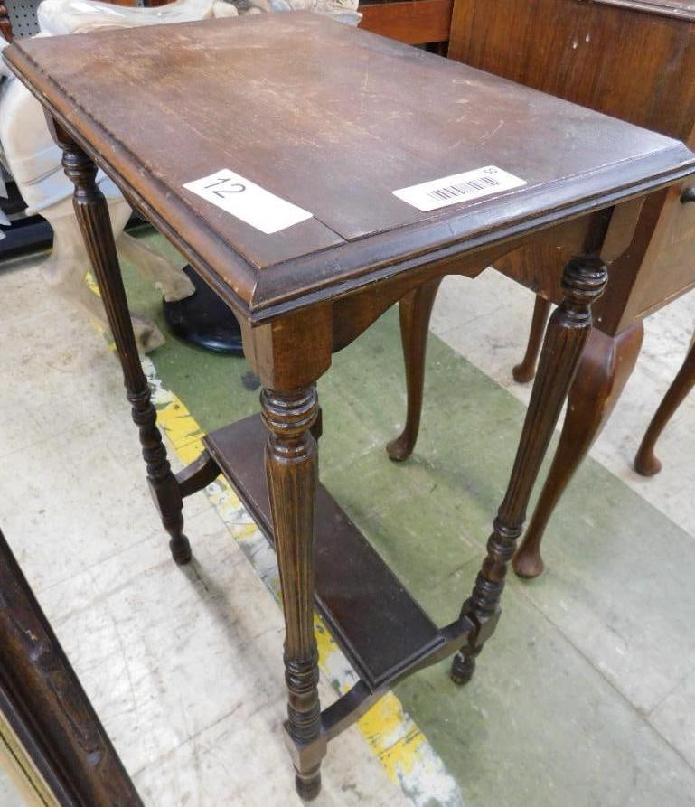 Rectangular Side Table - 28" x 18" x 12": See Photos for Details and Condition