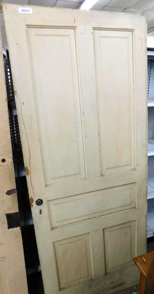 Vintage 5 Panel Pine Door - Painted - 80.5" x 33.75" (1 of 6)