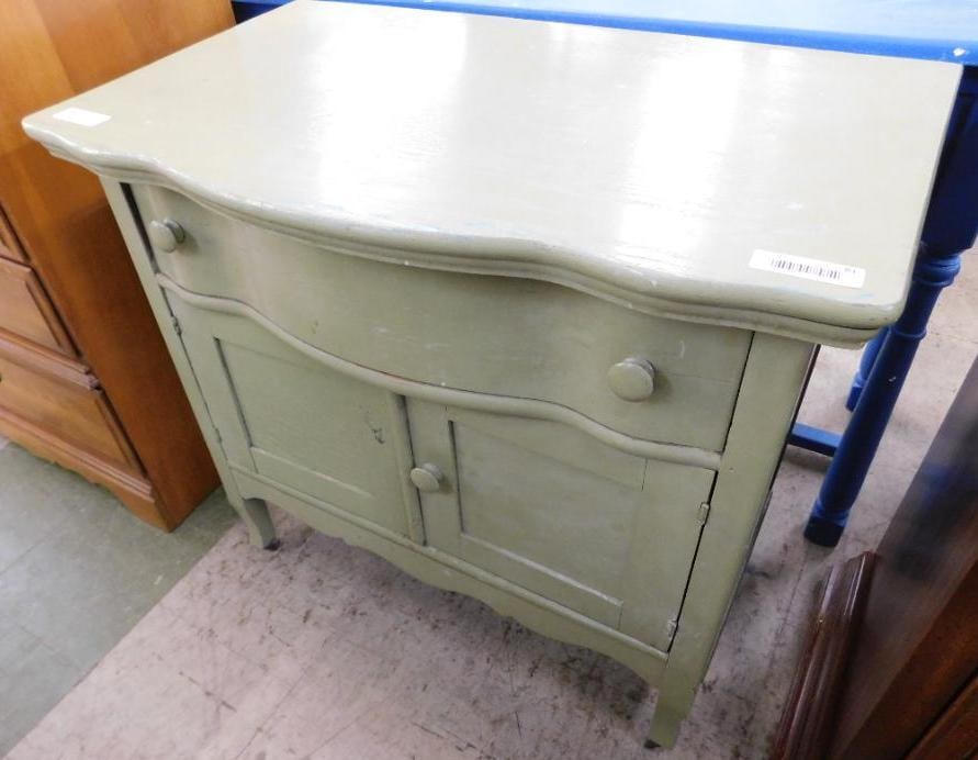 1 Drawer 2 Door Painted Washstand - 31" x 33" x 21.5" (1 of 7)