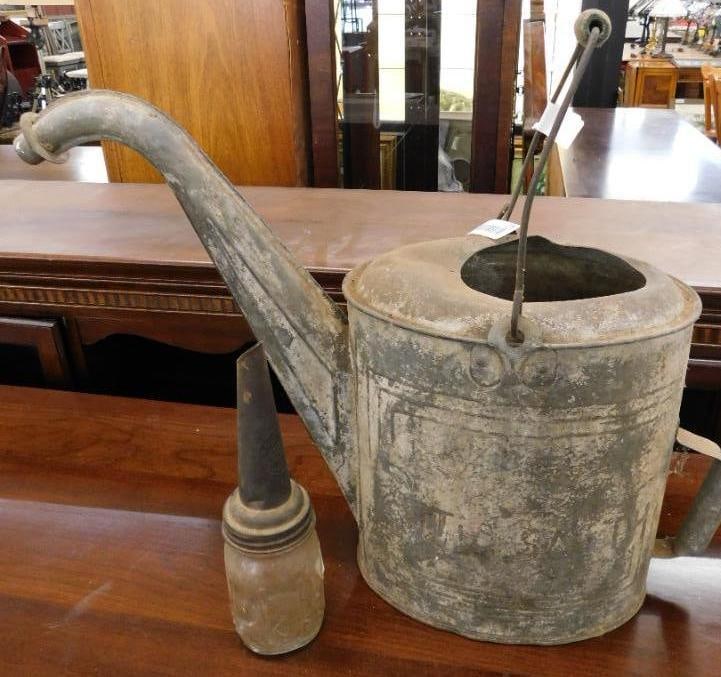 Gas Station Watering Can and Oil Jar - Can 18" x 21" (1 of 10)