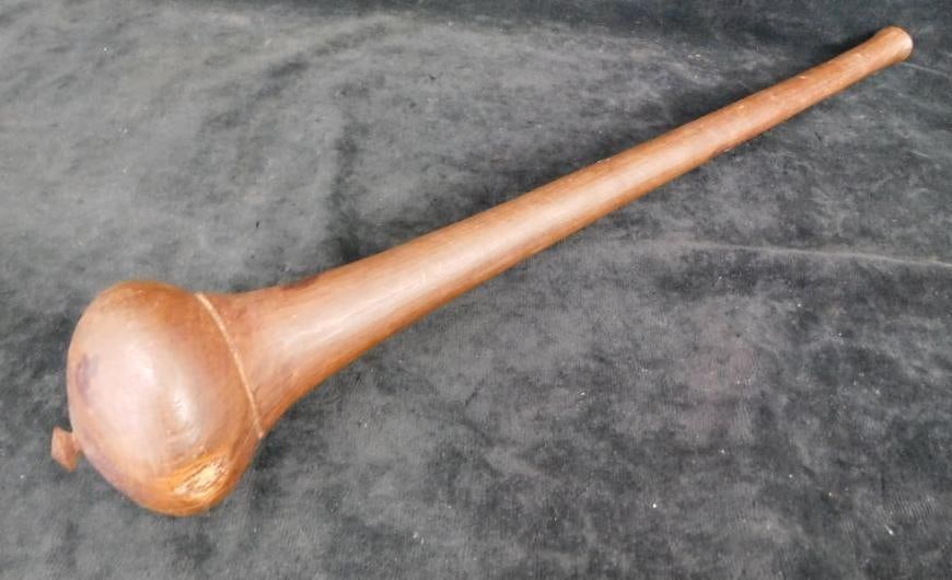 Vintage South African Zulu Warrior War Club - 18.5" Long (1 of 8)