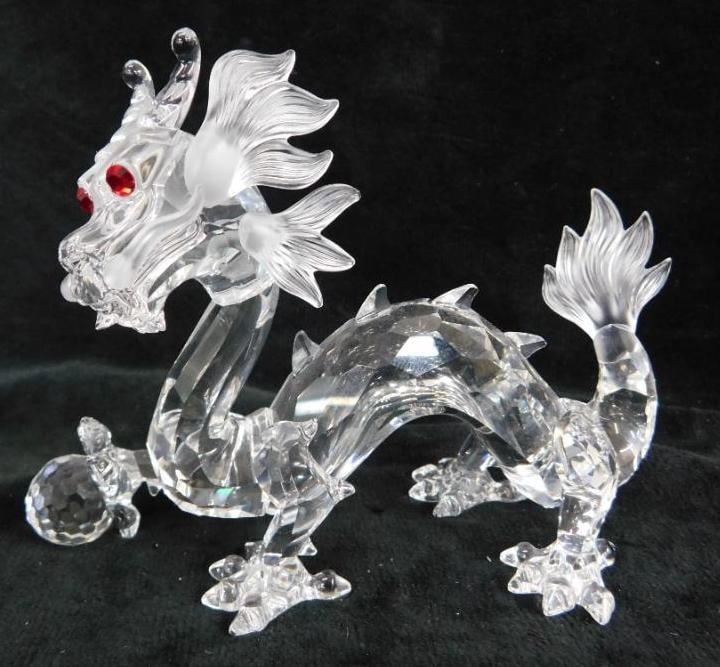 Swarovski Silver Crystal - Austria - Figurine - Annual - 1997 - Dragon (1 of 6)