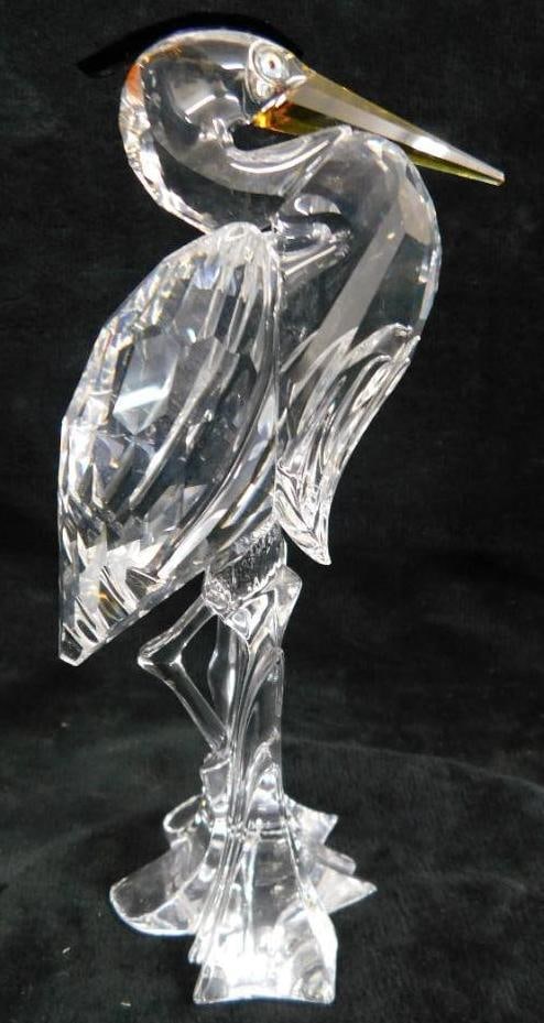 Swarovski Silver Crystal - Austria - Figurine - Heron (1 of 6)
