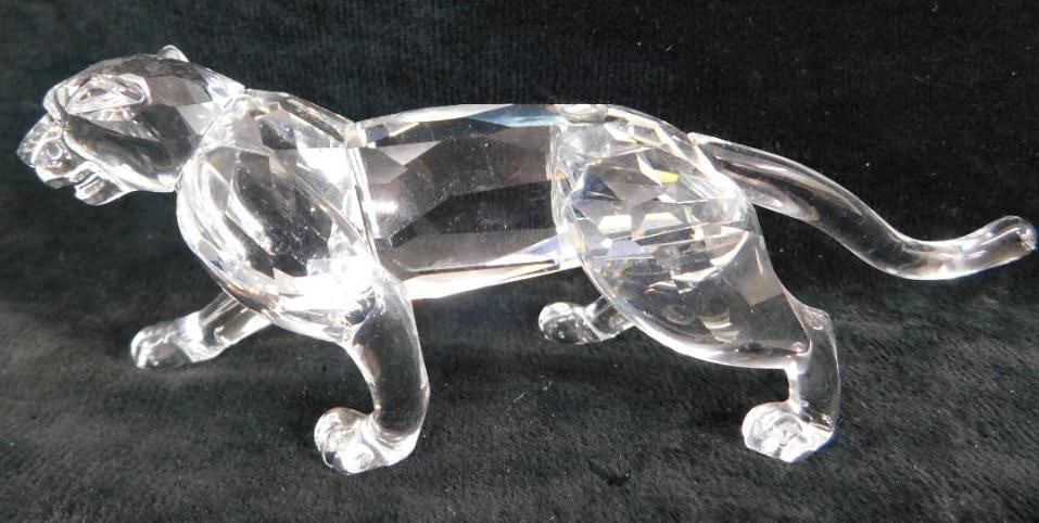 Swarovski Silver Crystal - Austria - Figurine - Cheetah (1 of 6)