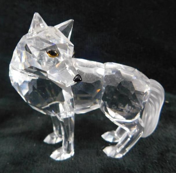Swarovski Silver Crystal - Austria - Figurine - Fox (1 of 6)