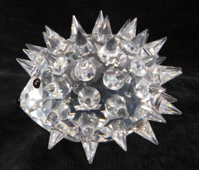 Swarovski Silver Crystal - Austria - Figurine - Large Hedgehog (1 of 6)