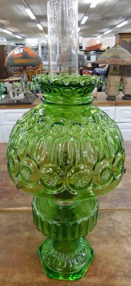 Vintage "Gone With The Wind" Lamp - Electrified - 24" Tall - No Cord (1 of 8)