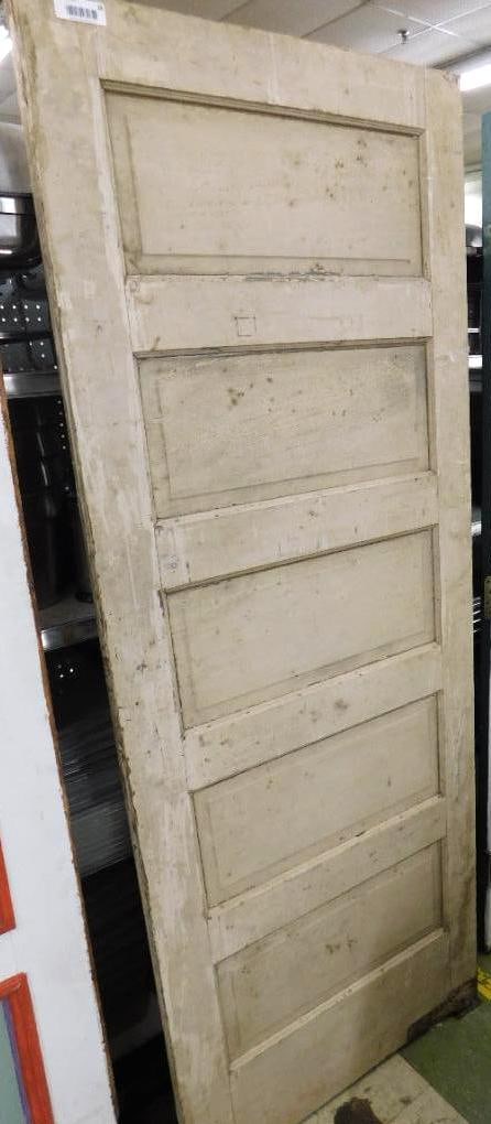 Vintage 5 Panel Door - 80" x 31.5" (1 of 6)