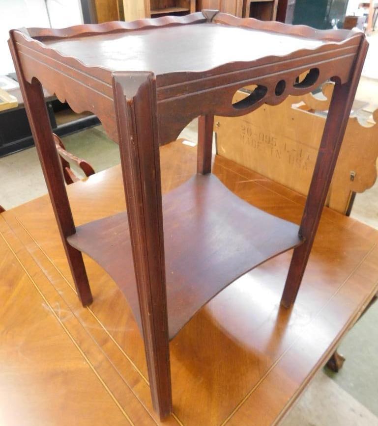 End Table with Gallery Top - 26" x 18" x 15" (1 of 7)