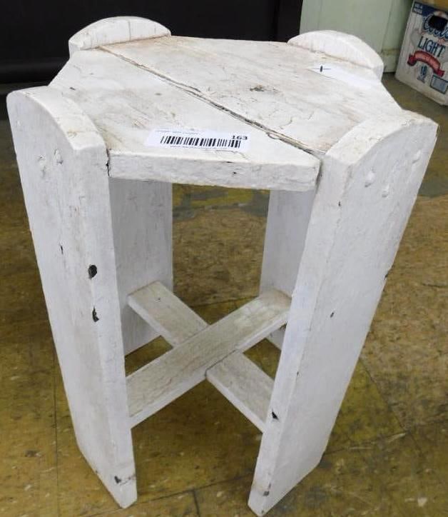 Vintage Short Plant Stand - 18" x 13" x 13": See Photos For Condition and Details