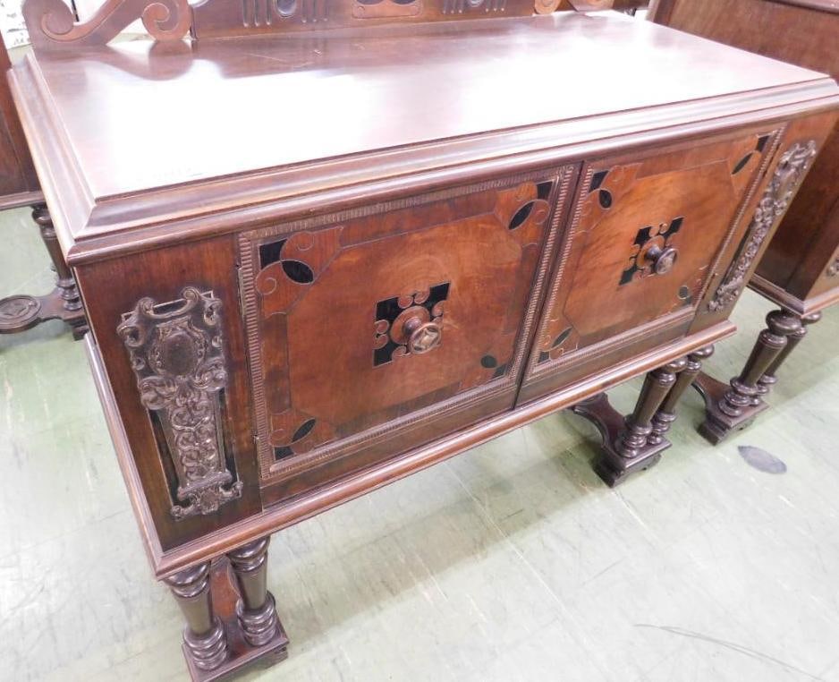 Life Time Furniture - 1920's Jacobean Server- 38' x 42.5" x 19" (1 of 14)