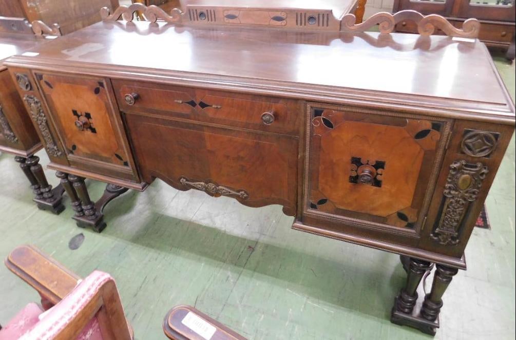 Life Time Furniture Jacobean sideboard with  2 Door 2 Drawer - 41.5" x 68" x 22.5" (1 of 15)