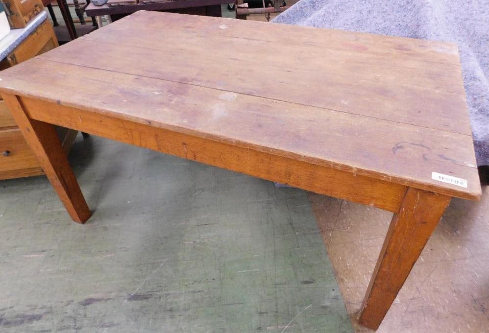 Vintage Farm Kitchen Table - 4 Plank - 30" x 60" x 36" (1 of 6)